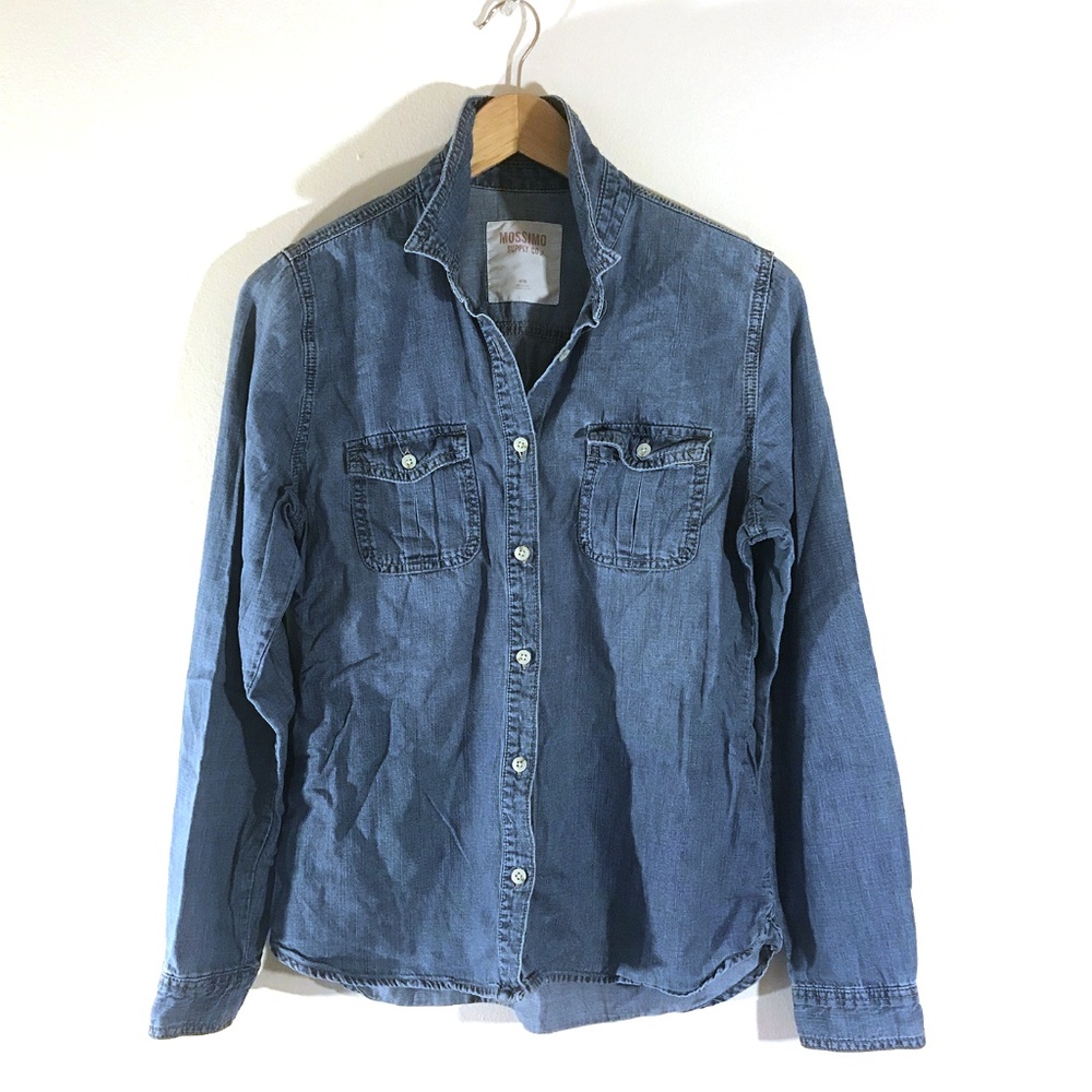 Mossimo Double-Pocket Chambray Shirt
